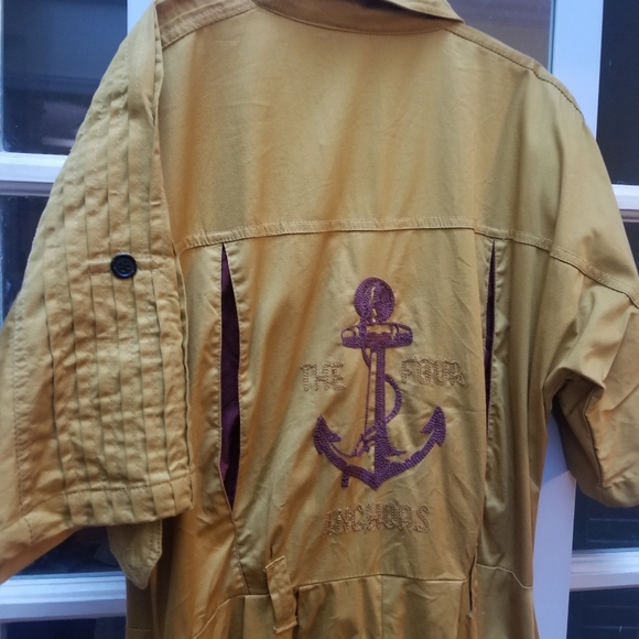 Tatyana Mustard Yellow Retro swing dress - Picture 4 of 4